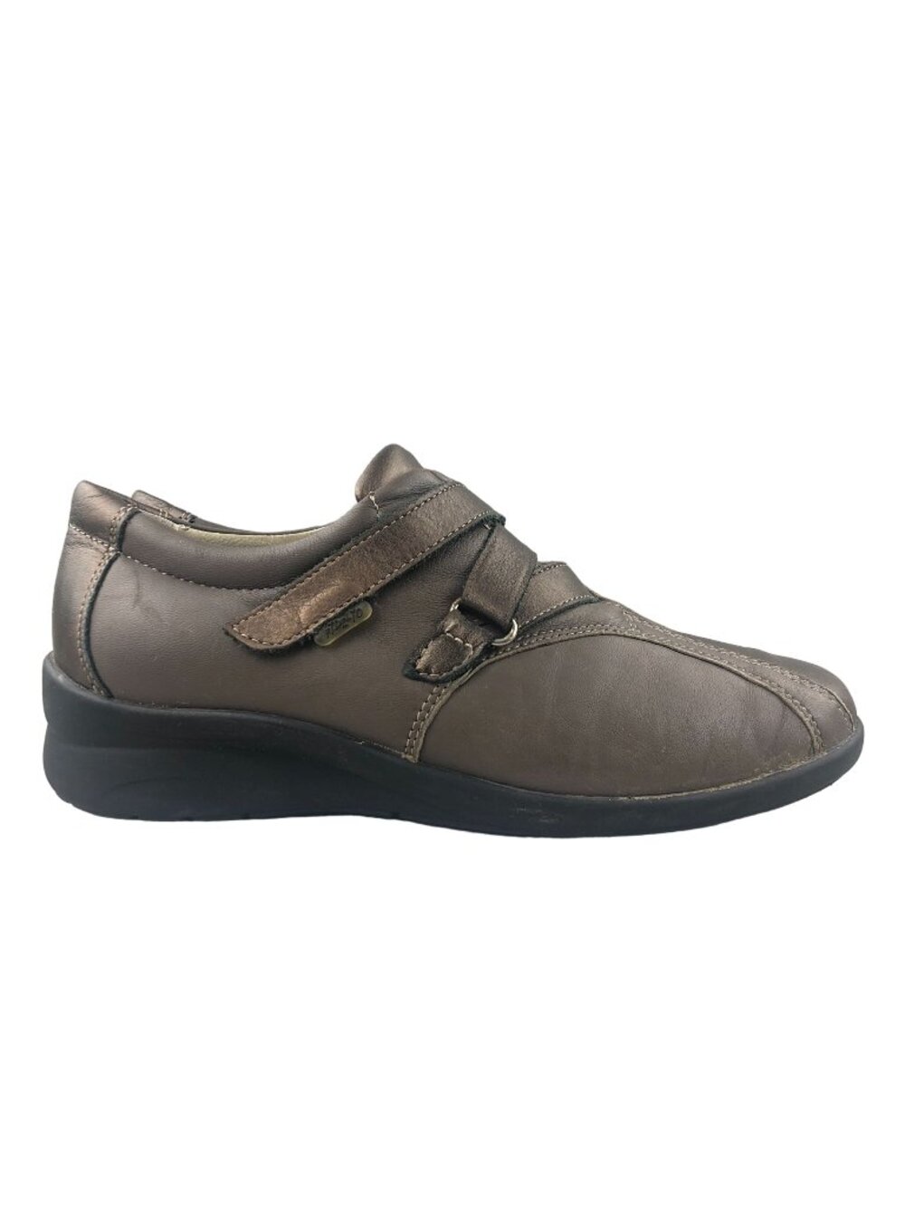 Fidelio Women's Size UK 4 (6.5-7) Hallux Brown Bronze Closed Toe Wedge Shoes